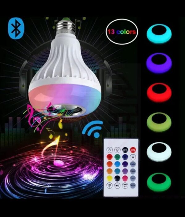 Multifunctional LED music light bulb By Items verse